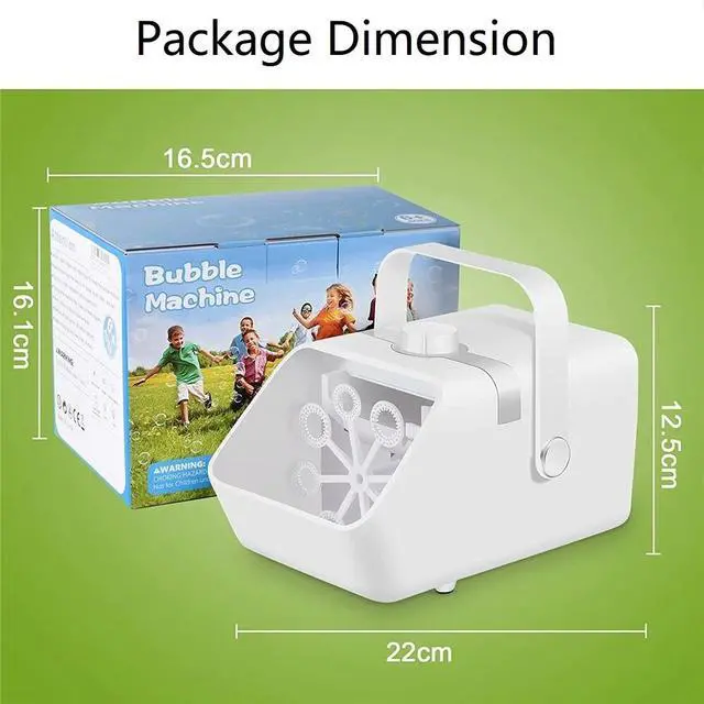Alt view image 5 of 5 - Automatic Bubble Machine Maker High Output Auto Blower DJ Party Stage Wedding US
