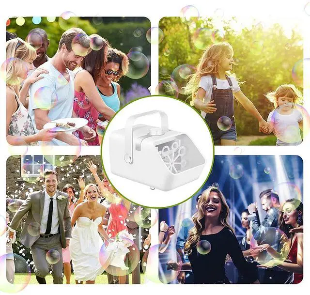 Alt view image 3 of 5 - Automatic Bubble Machine Maker High Output Auto Blower DJ Party Stage Wedding US