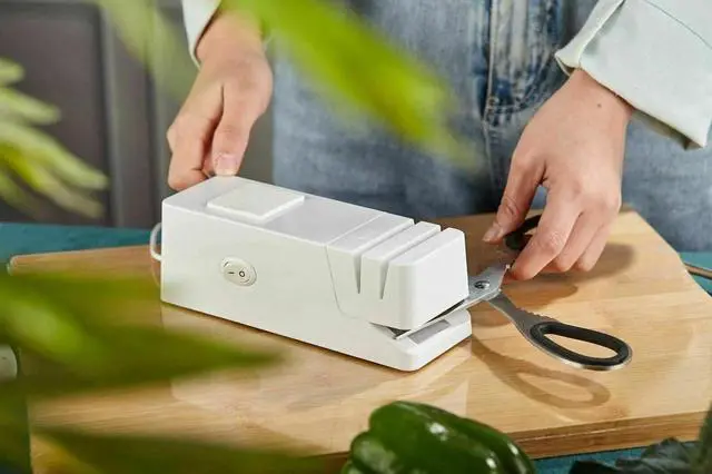 Alt view image 6 of 7 - Multi-Task Electric Scissor & Knife Machetes Sharpener Fast Grinding Machine New