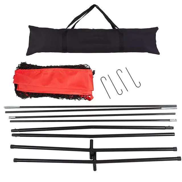 Alt view image 4 of 5 - 7ft Baseball Softball Backstop Practice Net for Hitting Pitching Batting W/Bag