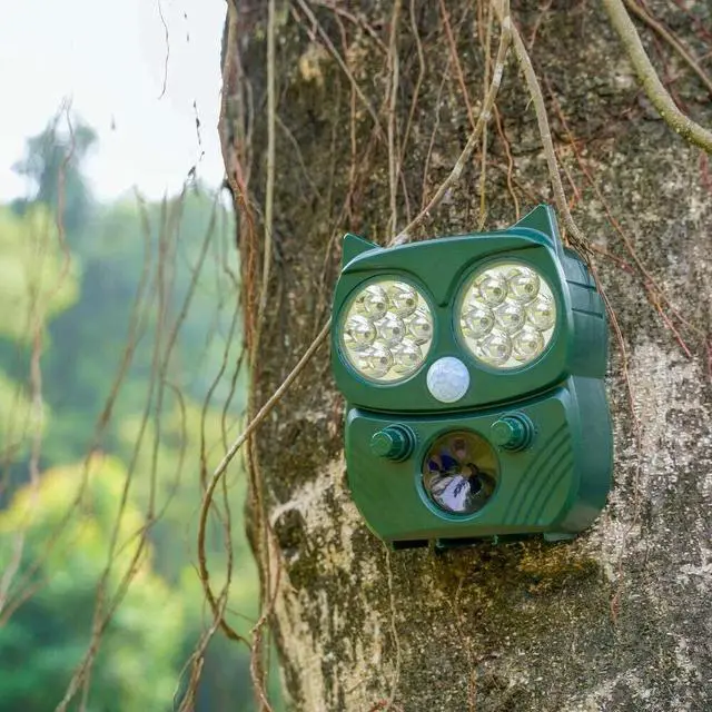 Alt view image 7 of 7 - Solar Power Ultrasonic Animal Repeller Pest Repellent Cat Deer Raccoon Garden US