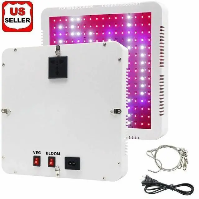 Main image of LED Grow Light Bulb Panel 40W Plant Growing Lamp w/ 240 LEDs Red Blue Veg Flower