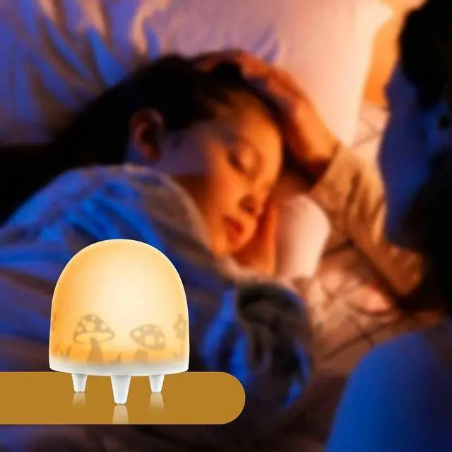 Alt view image 7 of 7 - Color Change Silicone LED Touch Sensor Light Night Lamp Children Bedroom Nursery