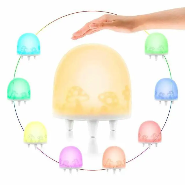 Main image of Color Change Silicone LED Touch Sensor Light Night Lamp Children Bedroom Nursery