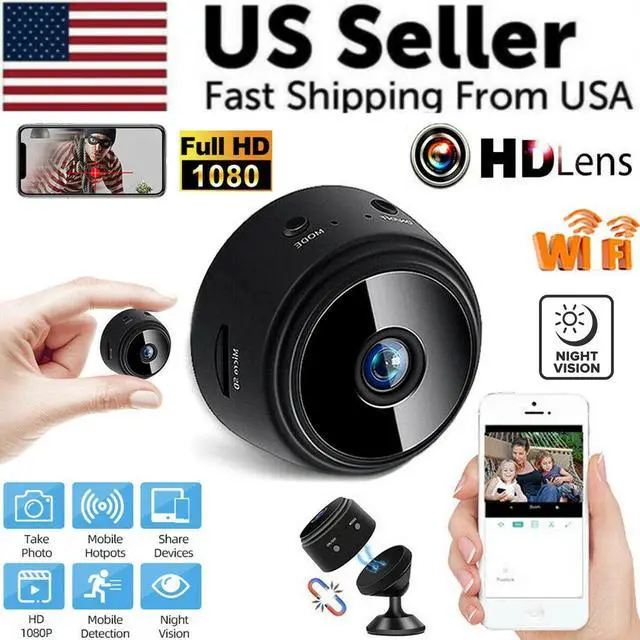 Main image of Mini Wireless Record Camera WiFi IP Home Security DVR Night Vision HD USB 1080P