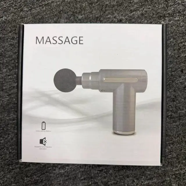 Alt view image 4 of 4 - Massage Gun Percussion Massager Deep Tissue Muscle Vibrating Relaxing + 4 Heads