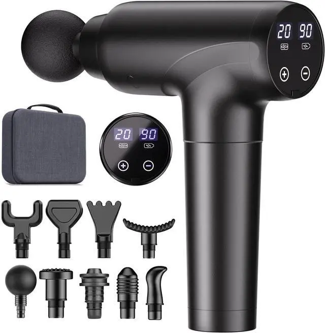Main image of Massage Gun Deep Tissue, Muscle Massage Gun with 9 Attachment Heads 20 Speeds