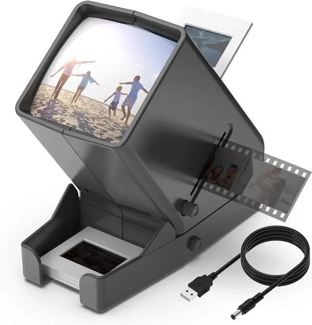Main image of 35mm Slide and Film Viewer, 3X Magnification, Battery Operation LED Lighted