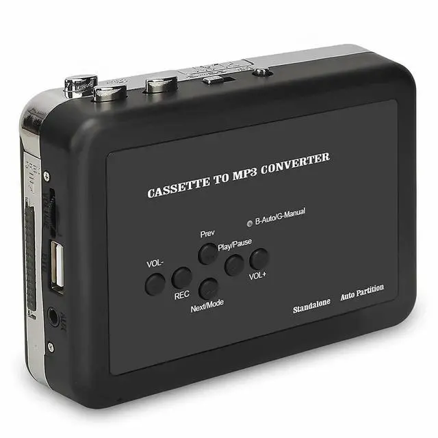 Alt view image 3 of 7 - Cassette Player , Portable Converter Recorder Convert Tapes to Digital MP3