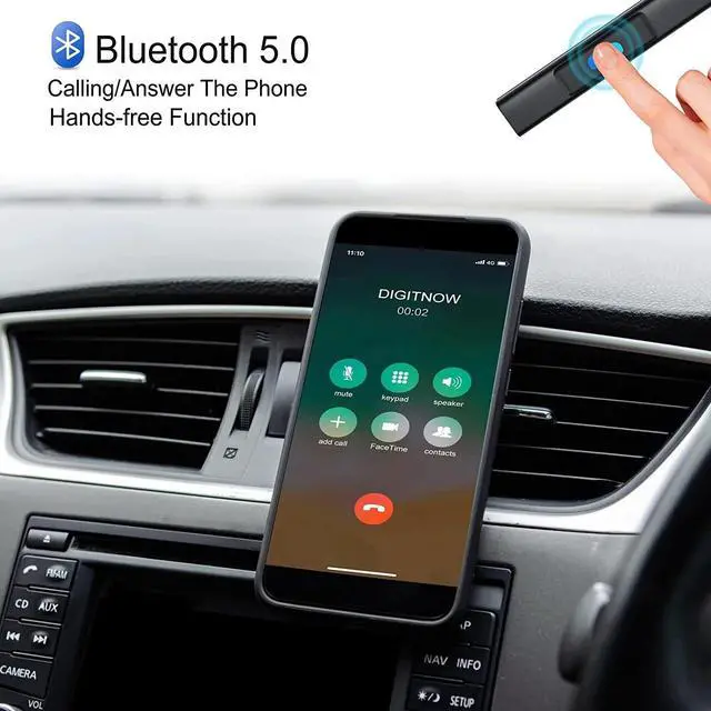 Alt view image 2 of 7 - Car Audio Cassette Receiver, Bluetooth 5.0 Cassette Aux Adapter for Listening