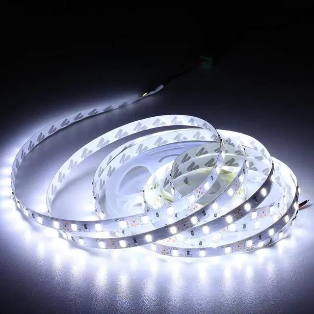 Main image of 12V 16ft SMD 5050 Super Bright Cool White 300 LED Flexible Light Strip 6000K