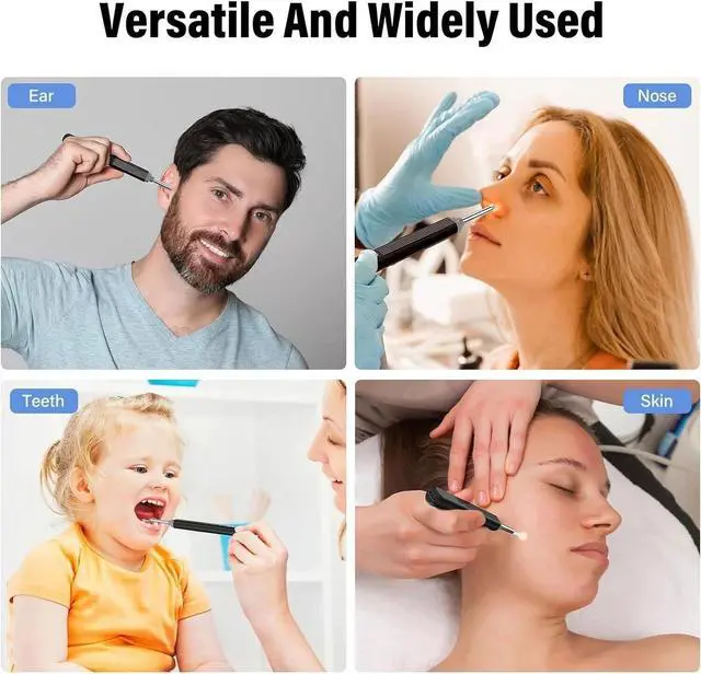 Alt view image 7 of 7 - Ear Wax Remova Ear Wax Remover Tool with 8 Ear Set, Ear Cleaner with Camera
