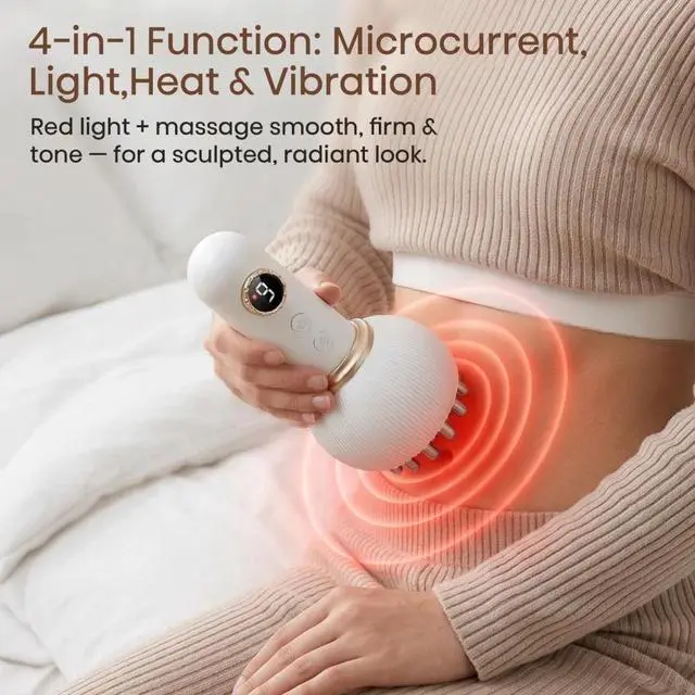 Alt view image 5 of 7 - Lymphatic Drainage Massager Anti Cellulite Massage Tool Reduce Stretch Marks