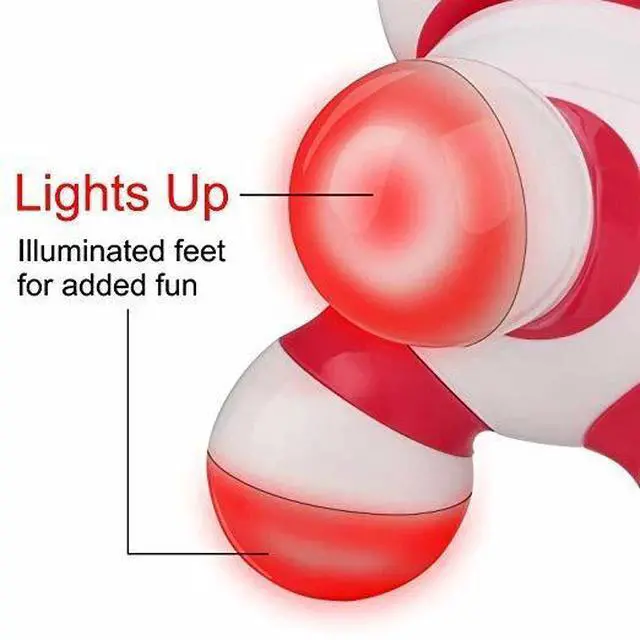 Alt view image 2 of 7 - Handheld Massager Mini Portable Vibrating Body Massager with LED Light for Hand