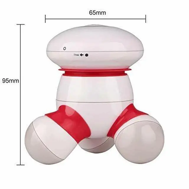 Alt view image 4 of 7 - Handheld Massager Mini Portable Vibrating Body Massager with LED Light for Hand
