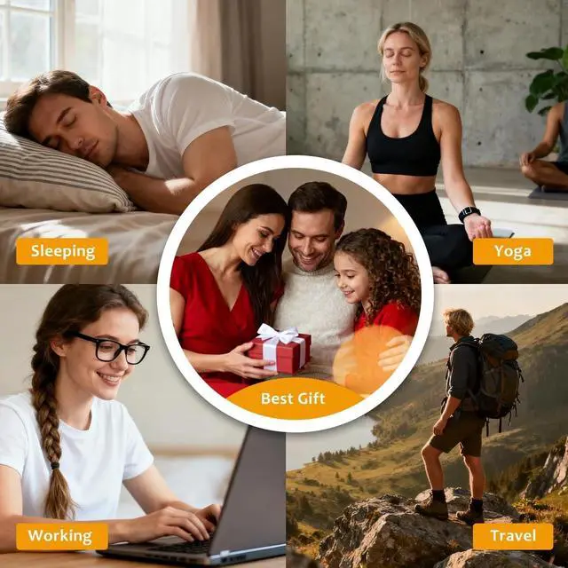 Alt view image 7 of 7 - White Noise Sound Machine, 21 Soothing Sounds 32 Volume Timer for Home Travel