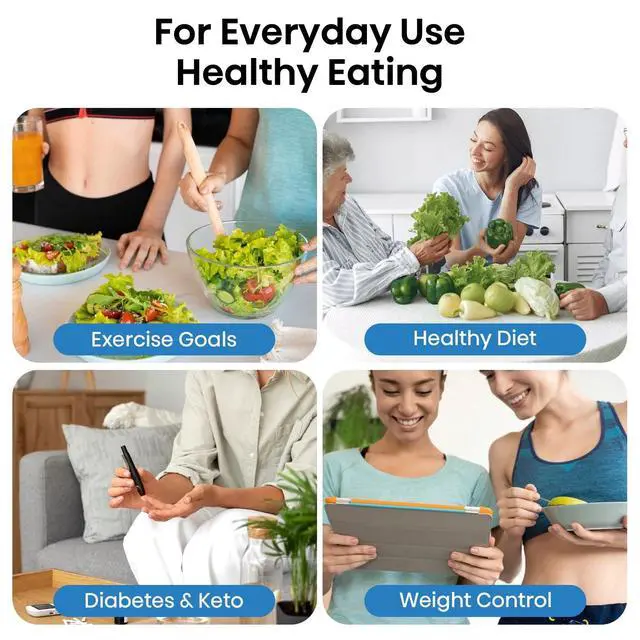 Alt view image 7 of 7 - Food Scale with Nutritional Calculator, Digital Kitchen Scale for with App