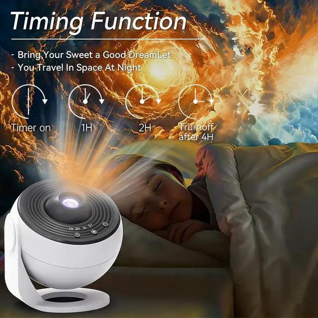 Alt view image 3 of 7 - 14 in 1 Galaxy Projector Planetarium Light Starry Space Night Lamp Room Decor US