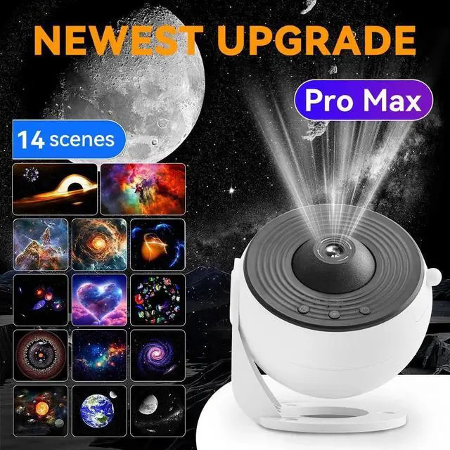 Main image of Pro Max Galaxy Projector Planetarium Star Projector Starry Night Light Kids Home