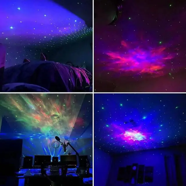 Alt view image 6 of 7 - Star Galaxy Astronaut Projector Light Starry Space Night Lamp Party Room Decor