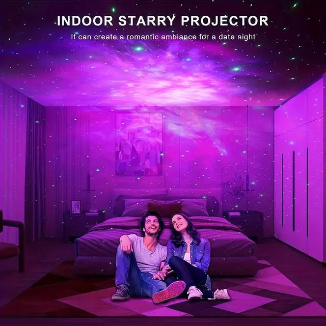 Alt view image 3 of 7 - Star Galaxy Astronaut Projector Light Starry Space Night Lamp Party Room Decor