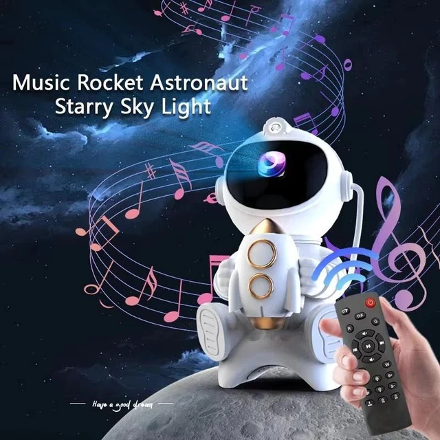Alt view image 7 of 7 - LED Astronaut Night Light Lamp Starry Galaxy Projector Nebula Star w/Remote Gift