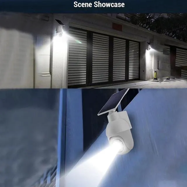 Alt view image 7 of 7 - 4X Solar Outdoor Power Dummy Security Camera Fake Waterproof Light Surveillance