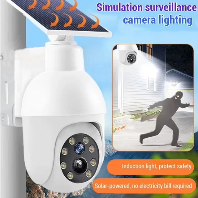 Alt view image 2 of 7 - 4X Solar Outdoor Power Dummy Security Camera Fake Waterproof Light Surveillance