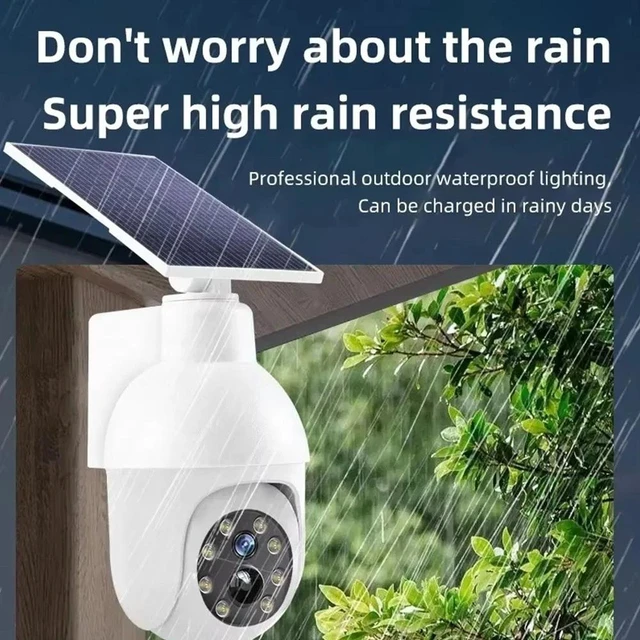 Alt view image 5 of 7 - 4X Solar Outdoor Power Dummy Security Camera Fake Waterproof Light Surveillance