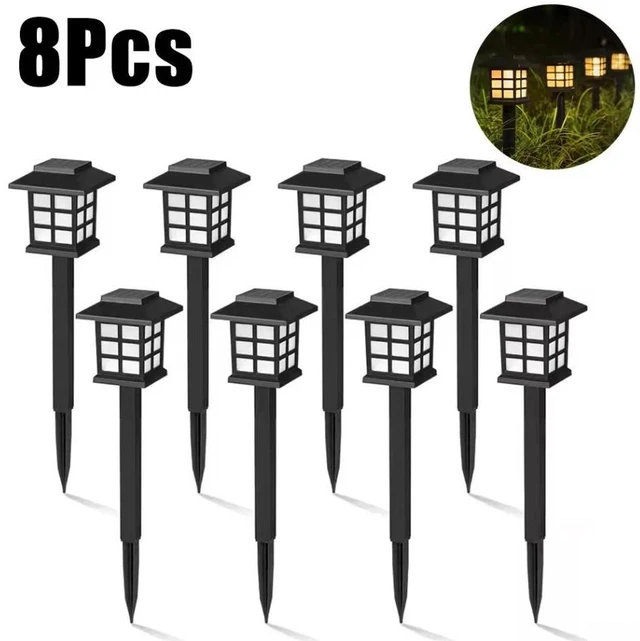 Main image of LED Solar Garden Stake Lights Outdoor Walkway Lawn Landscape Pathway Yard Lamp
