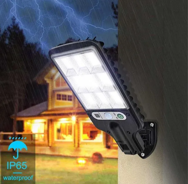 Alt view image 5 of 7 - 990000LM LED Solar Street Light Commercial Dusk To Dawn Outdoor Road Wall Lamp
