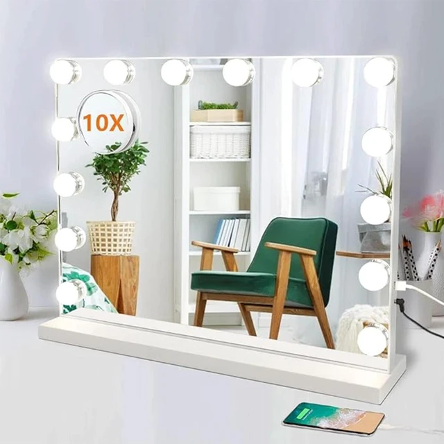 Main image of LED Vanity Lights For Mirror, Hollywood Style Vanity Lights With 10 Dimmable