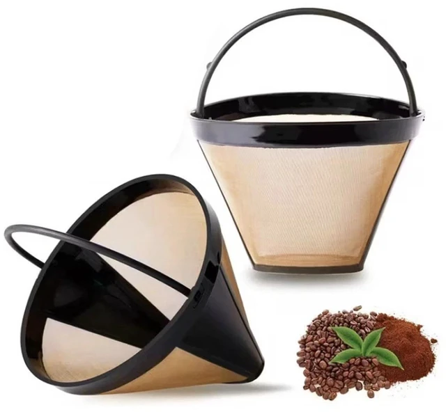 Main image of 2 Pack Reusable No.4 Cone Coffee Maker Filters for Ninja Coffee Bar Brewer