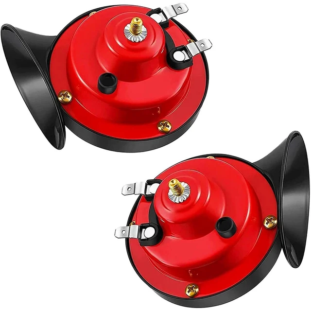 Alt view image 6 of 7 - 2 Pack 12V High Low Tone Universal Fit Super Loud Car Horn
