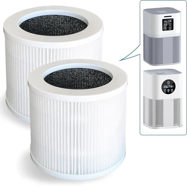 Main image of 2 Pcs A1 Filters Fit for Vewior Air Purifier Filter Replacement HQSC-50, HQKJ-80