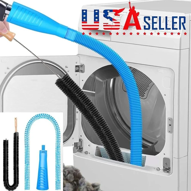 Main image of 3x Dryer Vent Cleaner Kit Vacuum Hose Attachment Brush Lint Remover Power Washer
