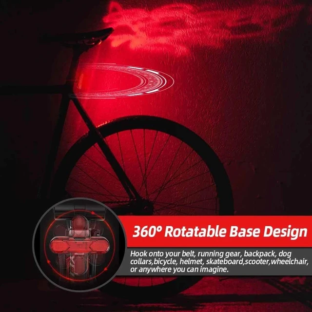 Alt view image 3 of 7 - 2 Sets USB Rechargeable LED Bicycle Headlight Bike Front Rear Lamp Cycling US