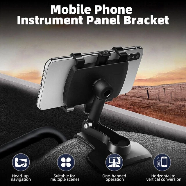 Alt view image 3 of 7 - Universal 360° Car Phone Mount Holder For Cell Phone