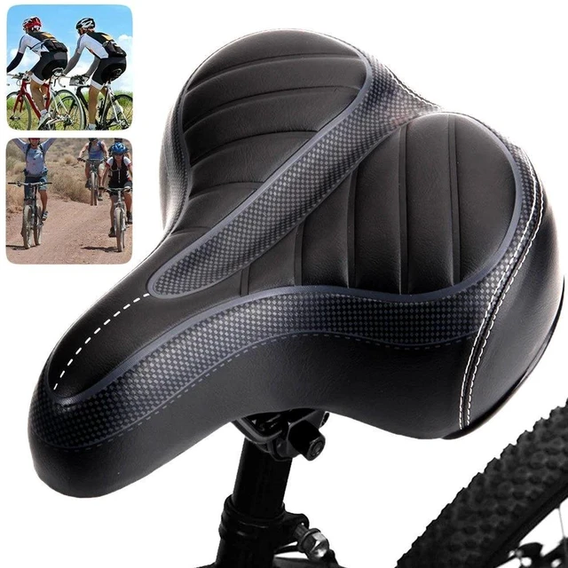 Main image of Comfort Wide Big Bum Soft Gel E-bike Bicycle Saddle Seat Air Cushion Gel Pad