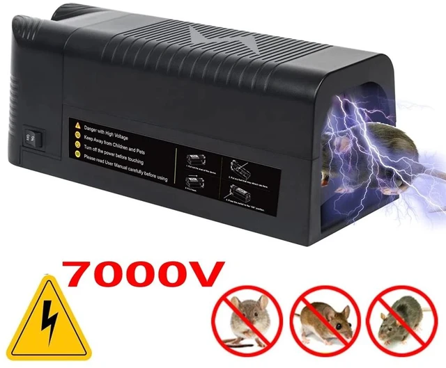 Main image of Upgraded Electronic Mouse Trap Control Kill Big Rat Pest Electric Rodent Zapper