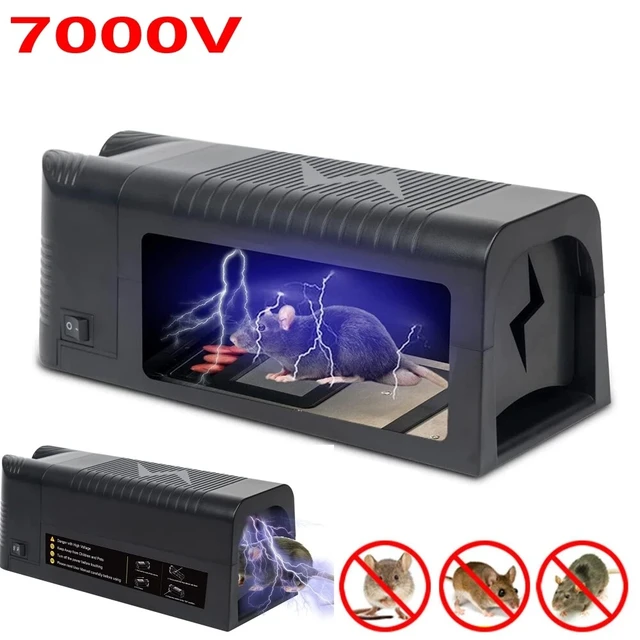 Alt view image 2 of 7 - Upgraded Electronic Mouse Trap Control Kill Big Rat Pest Electric Rodent Zapper