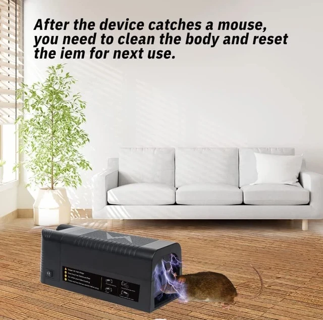 Alt view image 5 of 7 - Upgraded Electronic Mouse Trap Control Kill Big Rat Pest Electric Rodent Zapper