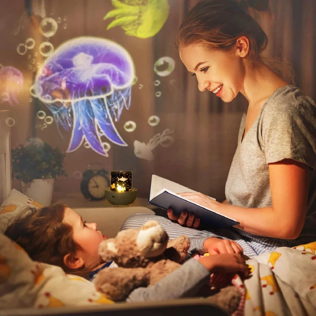 Alt view image 4 of 7 - Star Projector Galaxy Night Light Bluetooth Speaker with Remote for Kids Bedroom