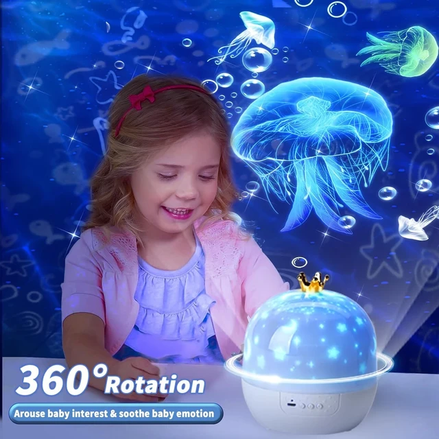 Alt view image 6 of 7 - Star Projector Galaxy Night Light Bluetooth Speaker with Remote for Kids Bedroom