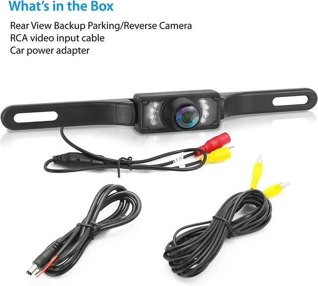 Alt view image 2 of 7 - Parking Camera Wide 170° Waterproof Night Vision Car Rear View Reverse Backup US