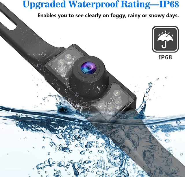 Alt view image 5 of 7 - Parking Camera Wide 170° Waterproof Night Vision Car Rear View Reverse Backup US