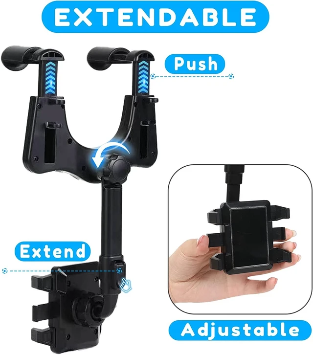 Alt view image 5 of 7 - 360° Rotatable Phone Mount Holder Car Accessories Universal For Cell Phone GPS