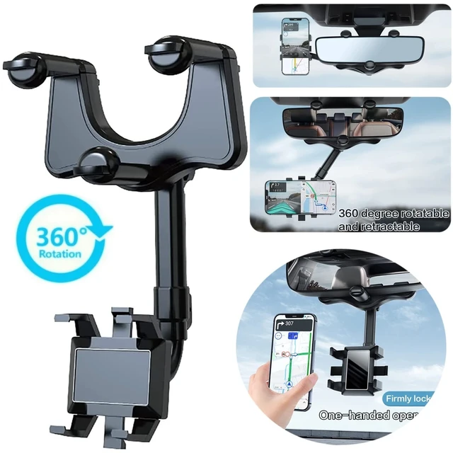 Alt view image 2 of 7 - 360° Rotatable Phone Mount Holder Car Accessories Universal For Cell Phone GPS