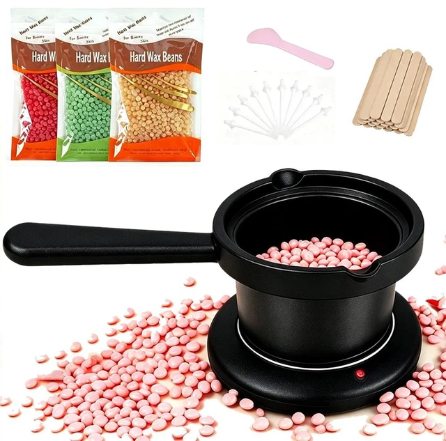 Main image of Professional Wax Heater Warmer Hair Removal Depilatory Waxing Kit + Beans Sticks