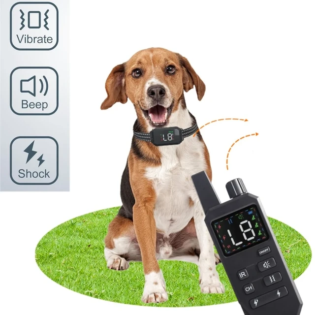 Alt view image 6 of 7 - 2800 FT Dog Training Collar Rechargeable Remote Shock Pet Waterproof Trainer